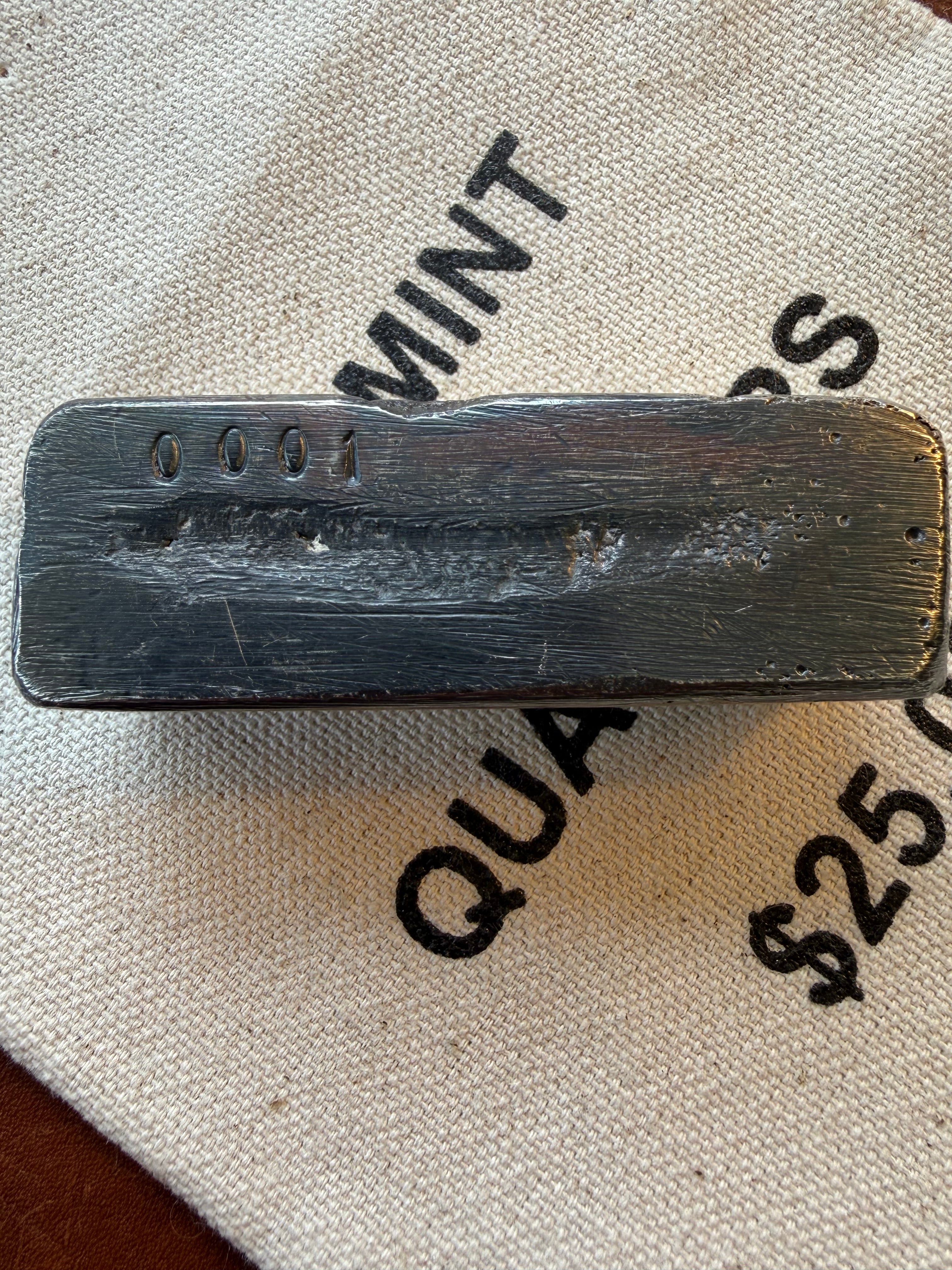 PAR & R Vintage Silver Bar - Reverse