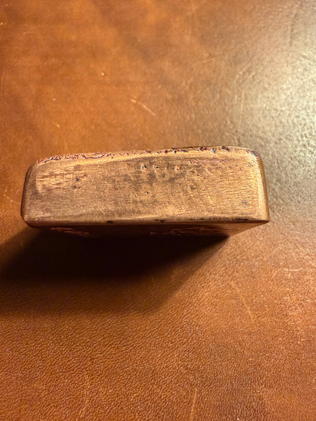 5oz Stacker Starter Copper Bar - 4.65oz, Vintage, Hand Poured, Sand Cast .999 Copper Bar