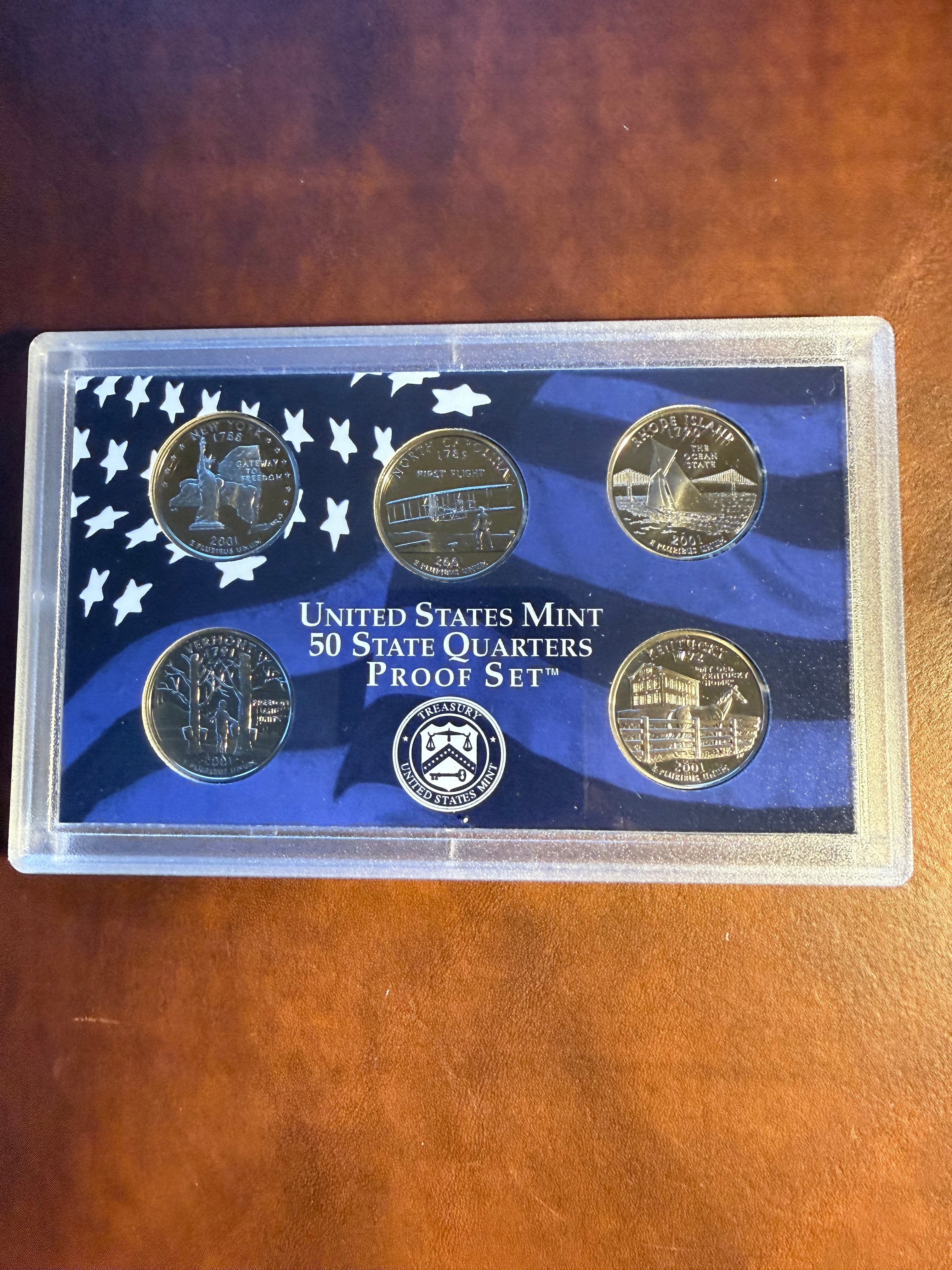 2001-S US Mint Set - Proof, Clad