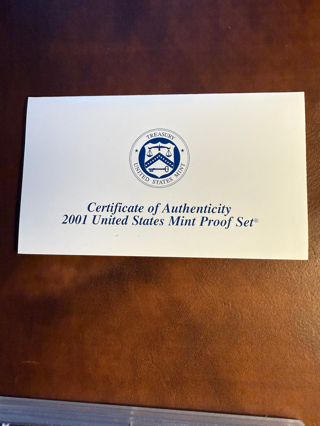 2001-S US Mint Set - Proof, Clad