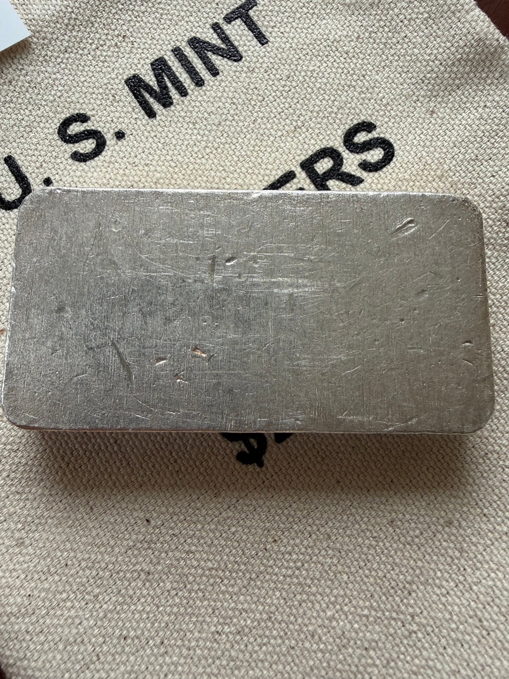 Jackson Precious Metals (JPM) - 10ozt, Vintage, Hand Poured, .999 Fine Silver Bar