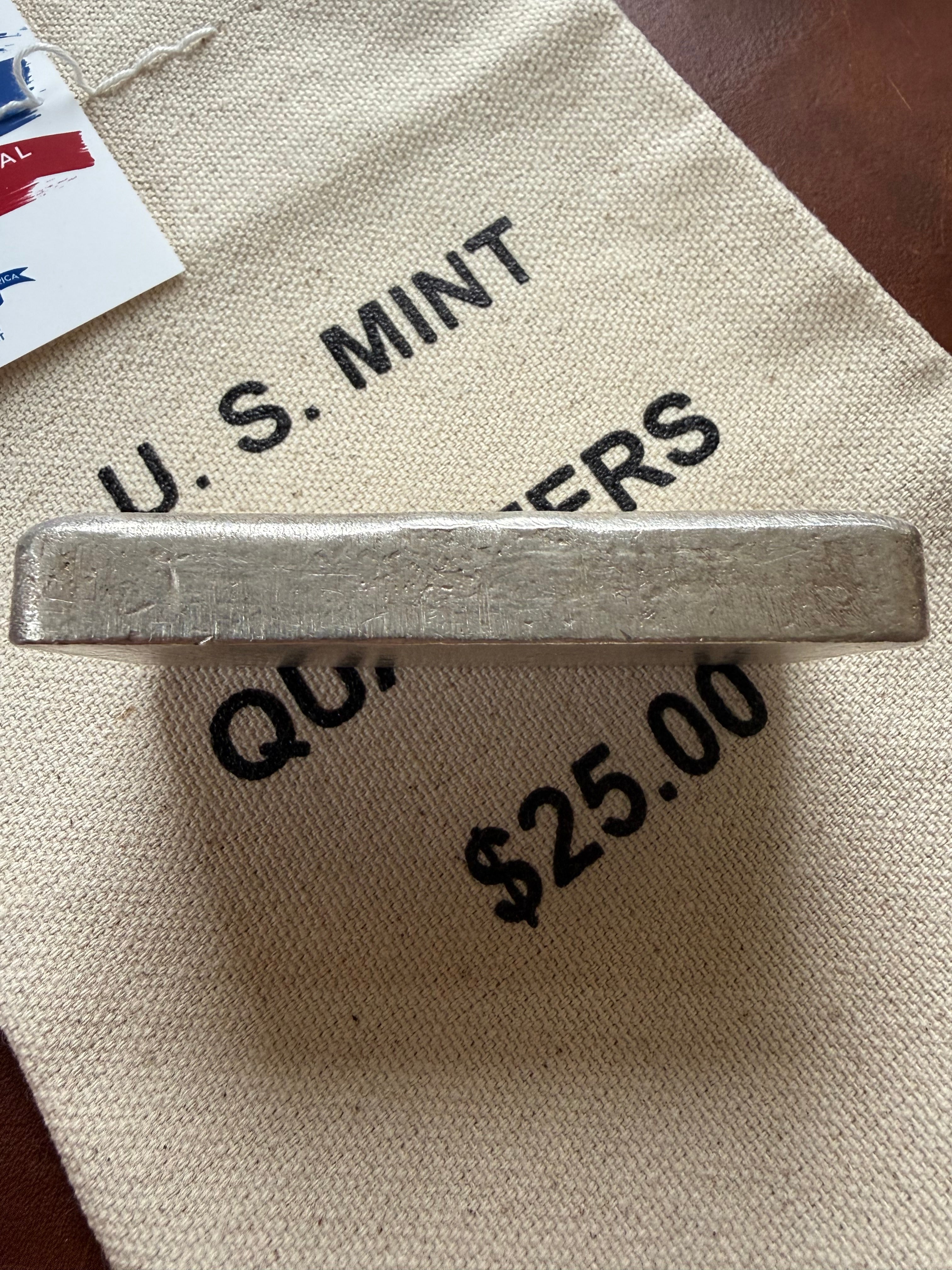 Jackson Precious Metals (JPM) - 10ozt, Vintage, Hand Poured, .999 Fine Silver Bar