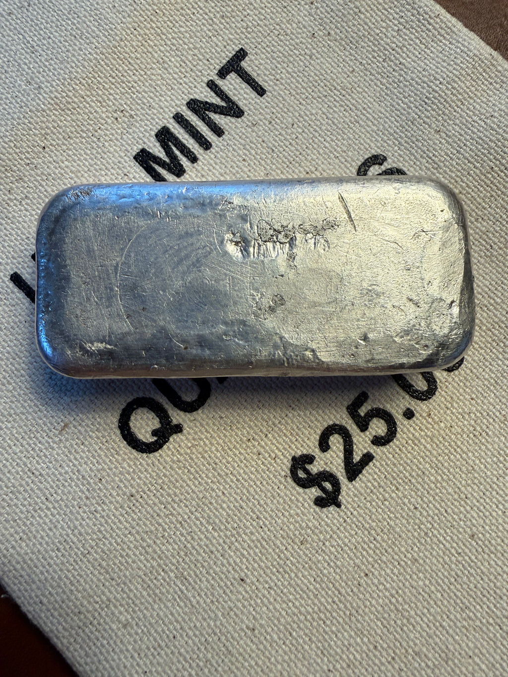 Eastern Precious Metals (EPM) - 10ozt, Vintage, Hand Poured, .999 Fine Silver Bar