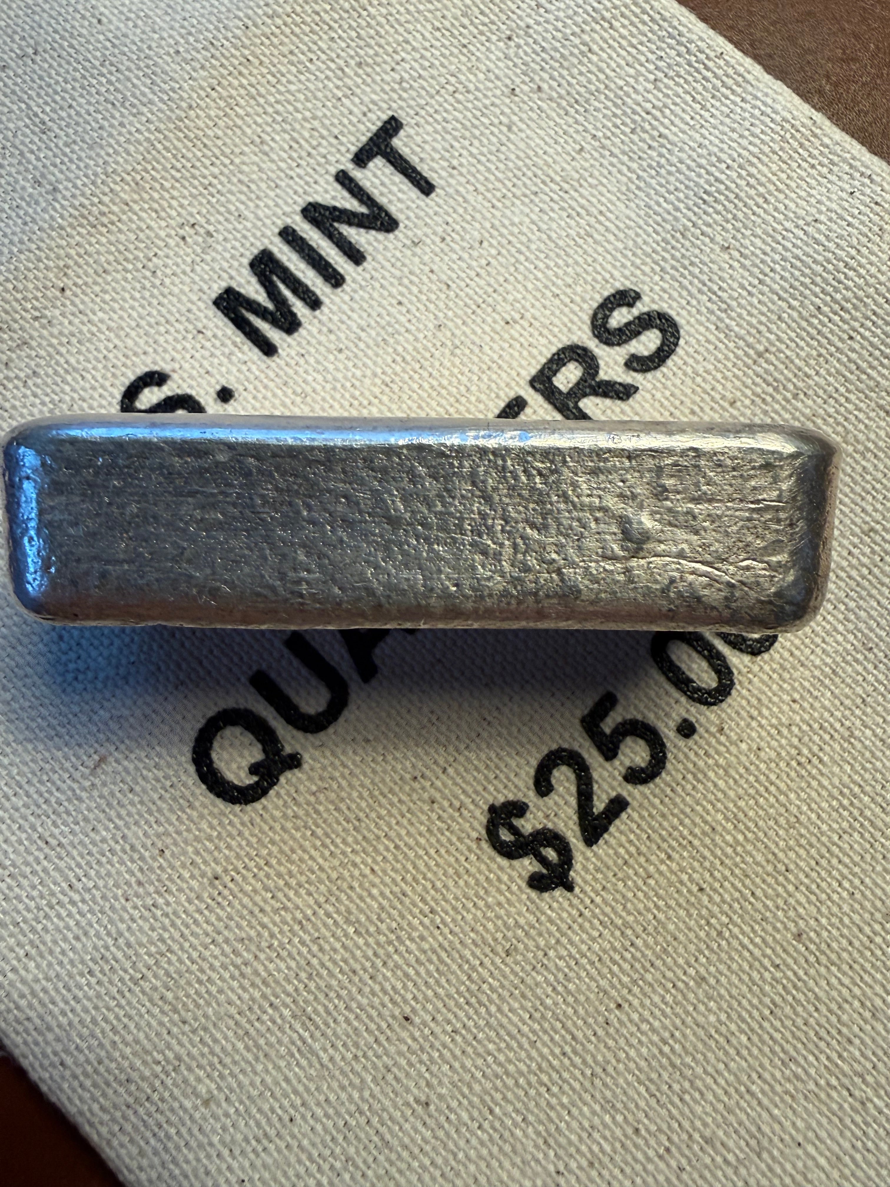 Eastern Precious Metals (EPM) - 10ozt, Vintage, Hand Poured, .999 Fine Silver Bar