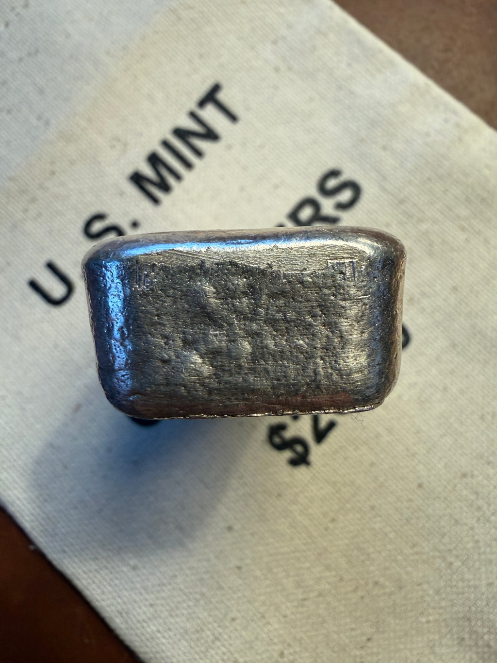 Eastern Precious Metals (EPM) - 10ozt, Vintage, Hand Poured, .999 Fine Silver Bar