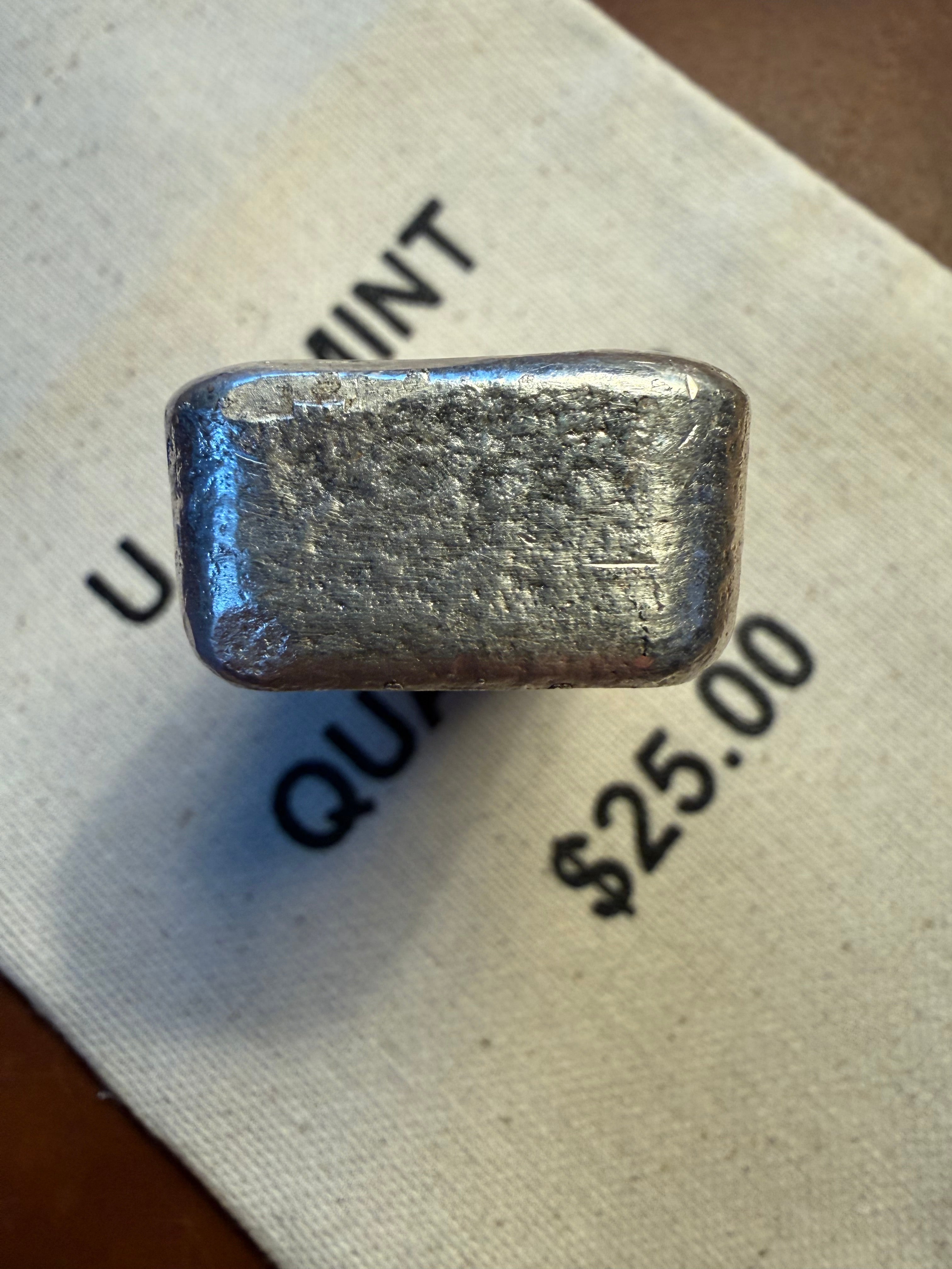 Eastern Precious Metals (EPM) - 10ozt, Vintage, Hand Poured, .999 Fine Silver Bar