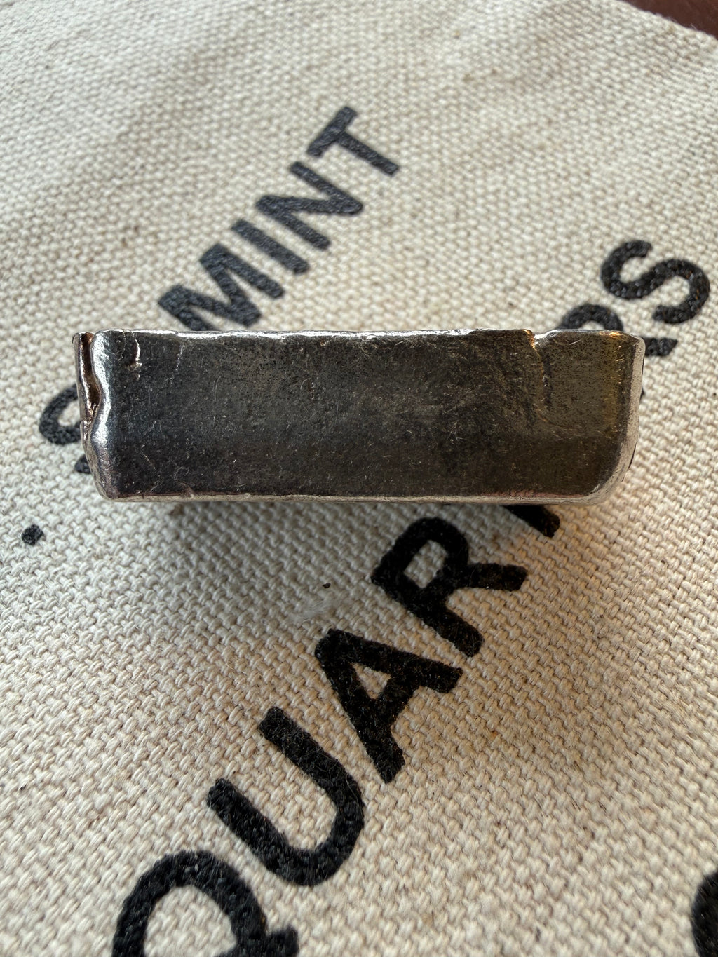 M & B Omega - 2ozt, Vintage, Hand Poured, .999 Fine Silver Bar