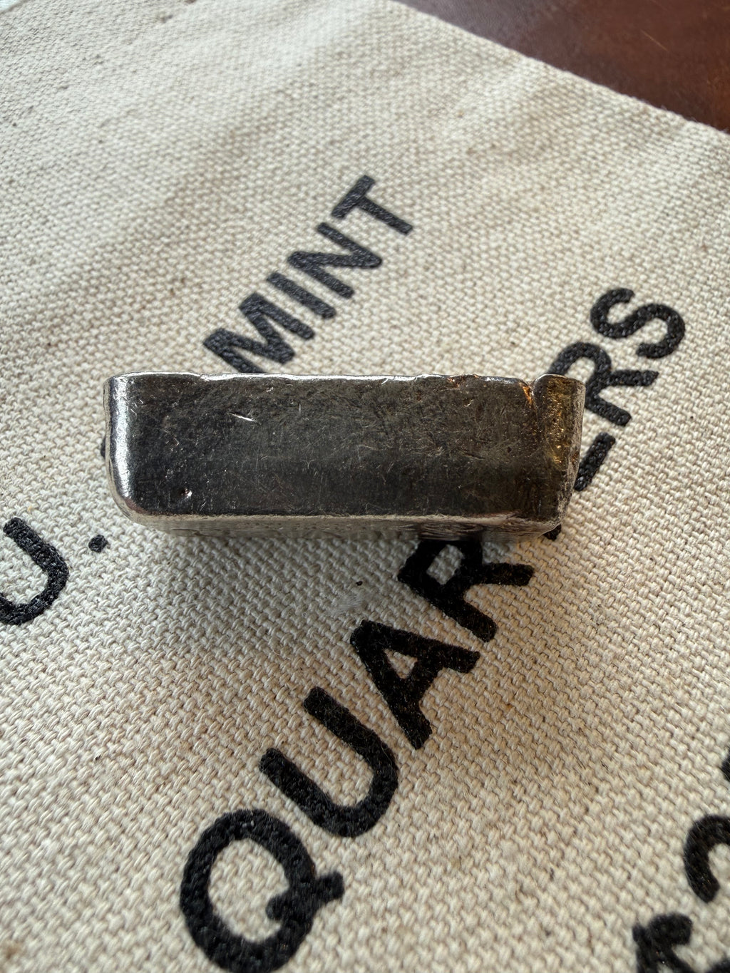 M & B Omega - 2ozt, Vintage, Hand Poured, .999 Fine Silver Bar