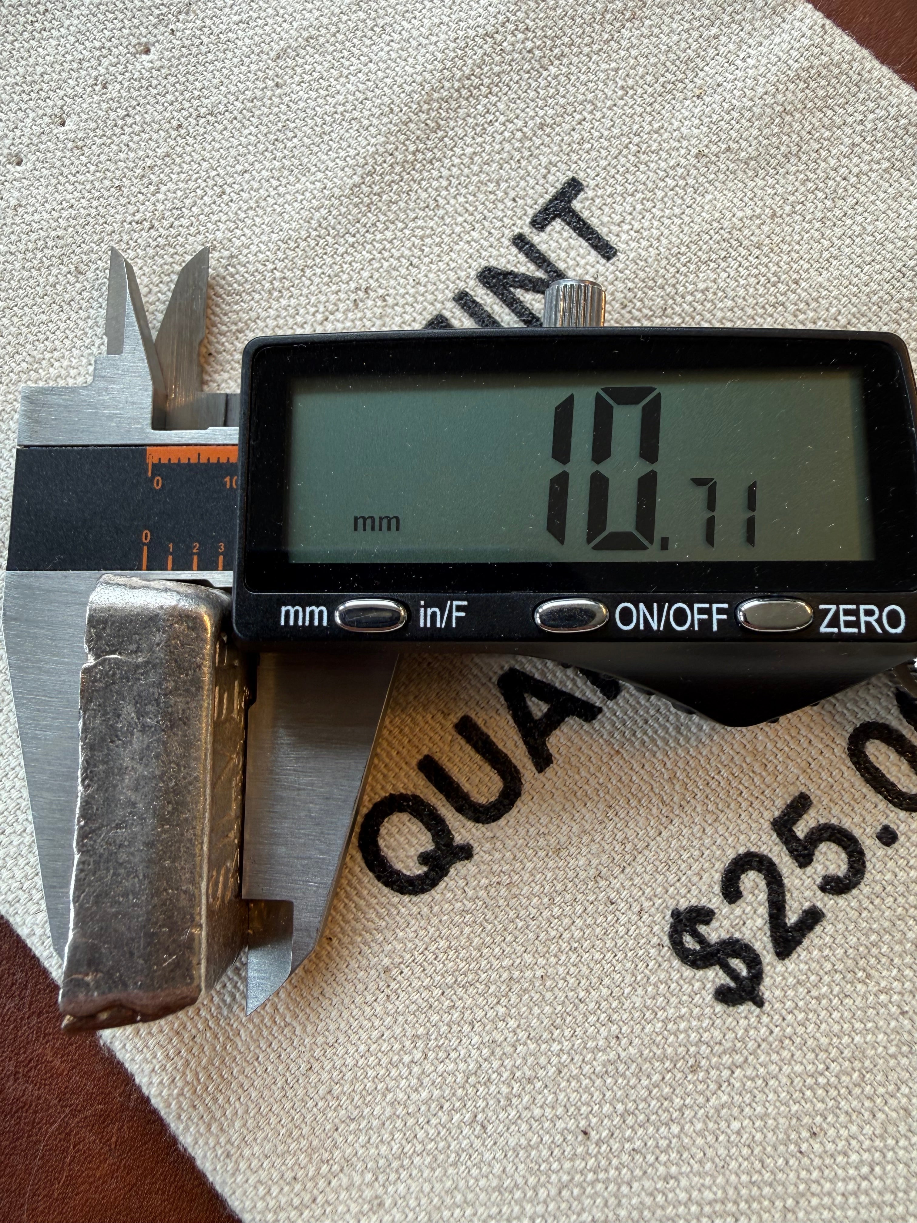 M & B Omega - 2ozt, Vintage, Hand Poured, .999 Fine Silver Bar
