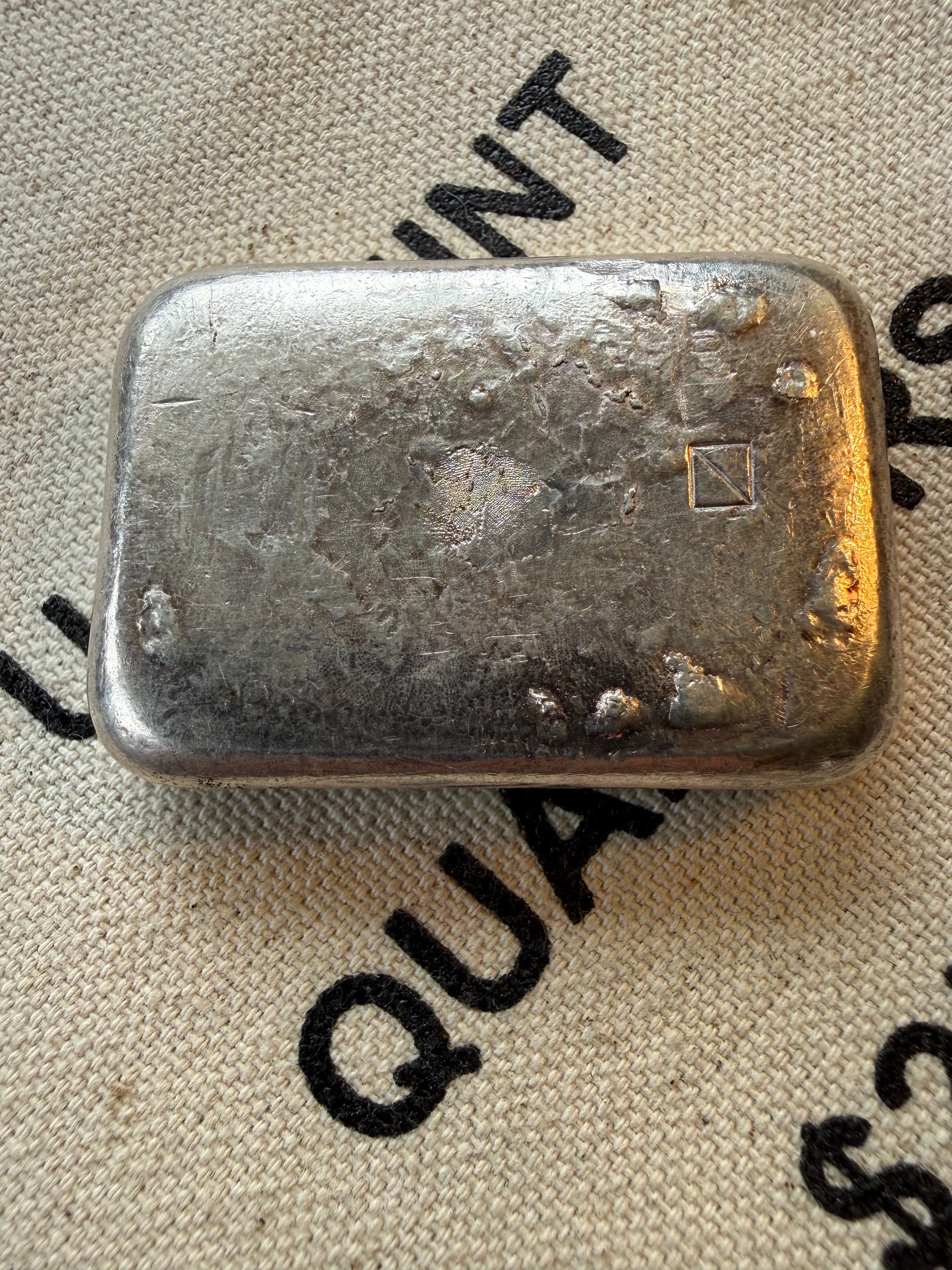 Liberty Mint - 5ozt, Vintage, Hand Poured, .999 Fine Silver Bar