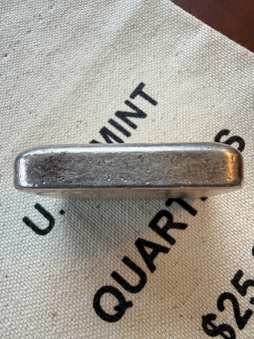 Liberty Mint - 5ozt, Vintage, Hand Poured, .999 Fine Silver Bar
