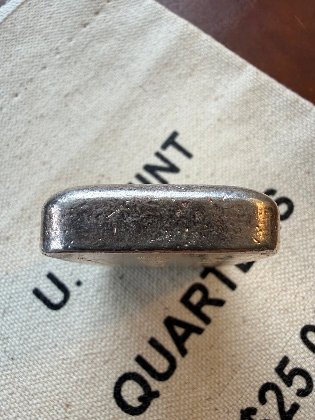Liberty Mint - 5ozt, Vintage, Hand Poured, .999 Fine Silver Bar