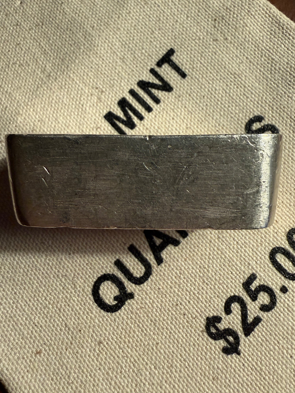 Omega Refining — 9.67ozt, Vintage, .999+ Fine Silver Hand-Poured Bar