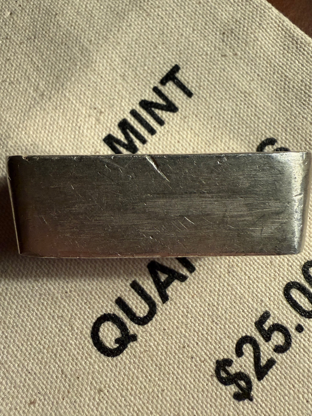 Omega Refining — 9.67ozt, Vintage, .999+ Fine Silver Hand-Poured Bar