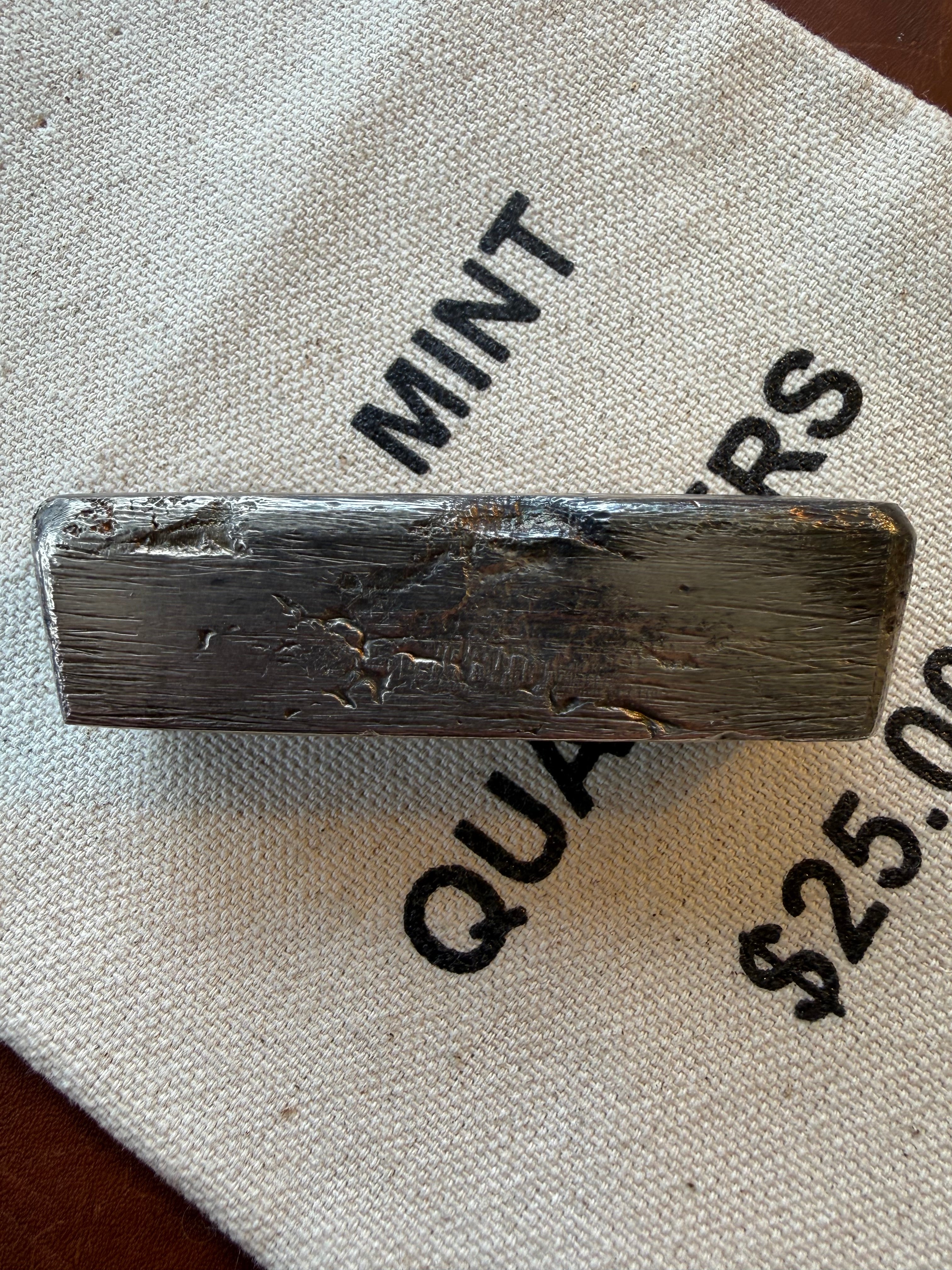 PAR & R Vintage Bar - 9.11ozt, Ultra Rare, Ser # 0001, Rainbow Patina, .999 Loaf
