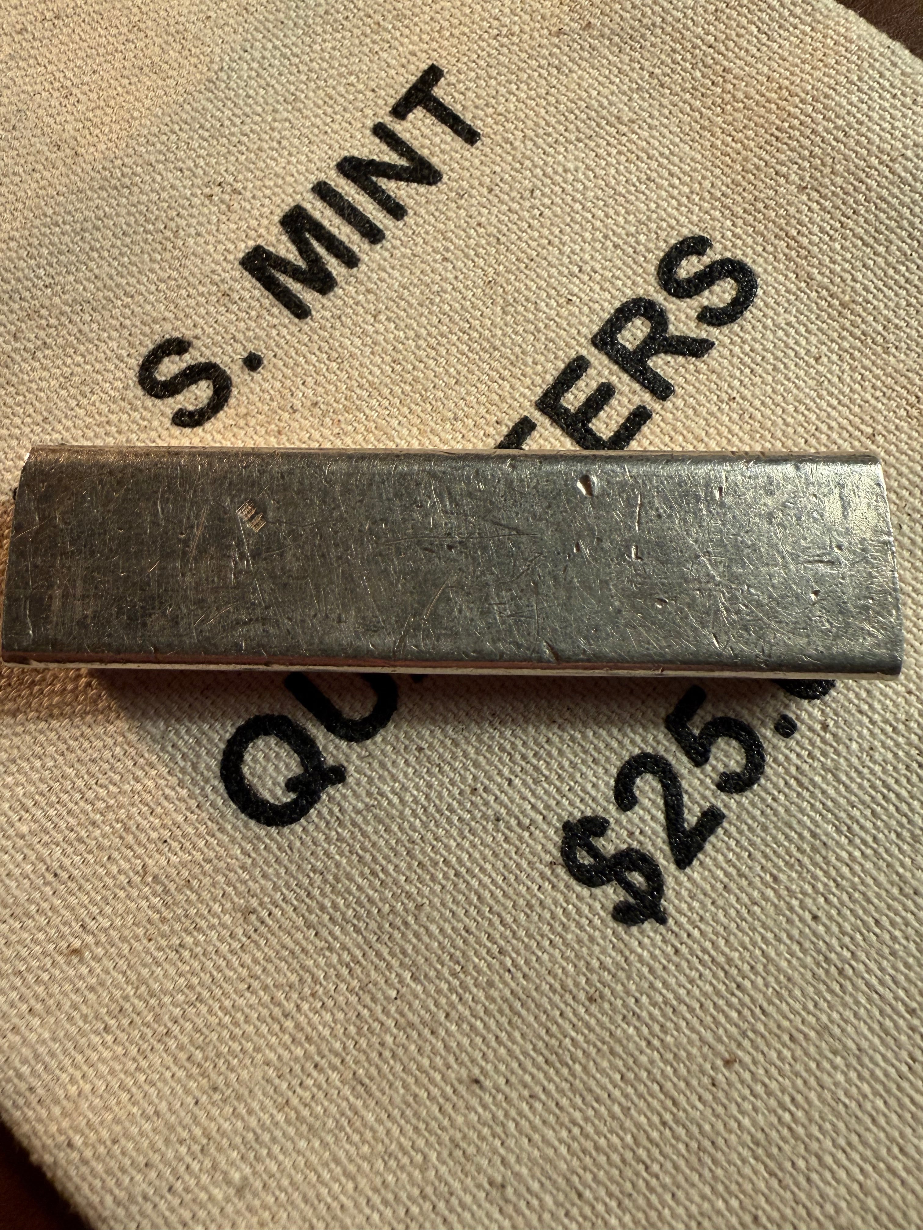 California Crown Mint (CCM) — 5 Troy Oz .999+ Fine Silver Hand-Poured Bar, Lot #930024
