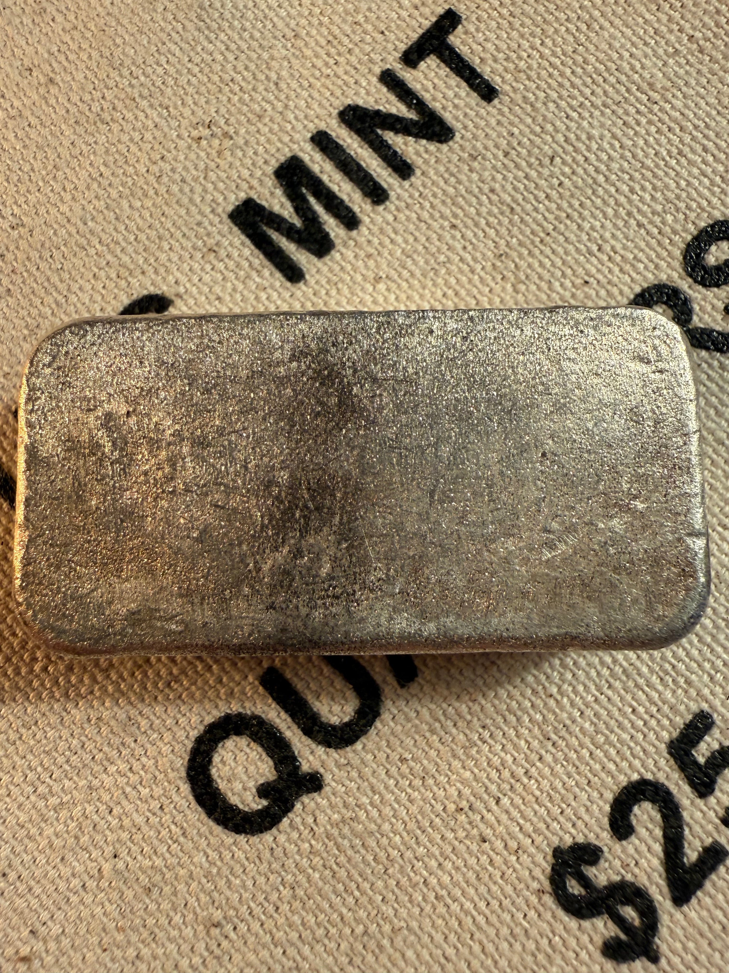 Jackson Precious Metals (JPM) 5 oz .999 Fine Silver Hand-Poured Loaf Bar — Jackson County, Ohio, 1974–1985