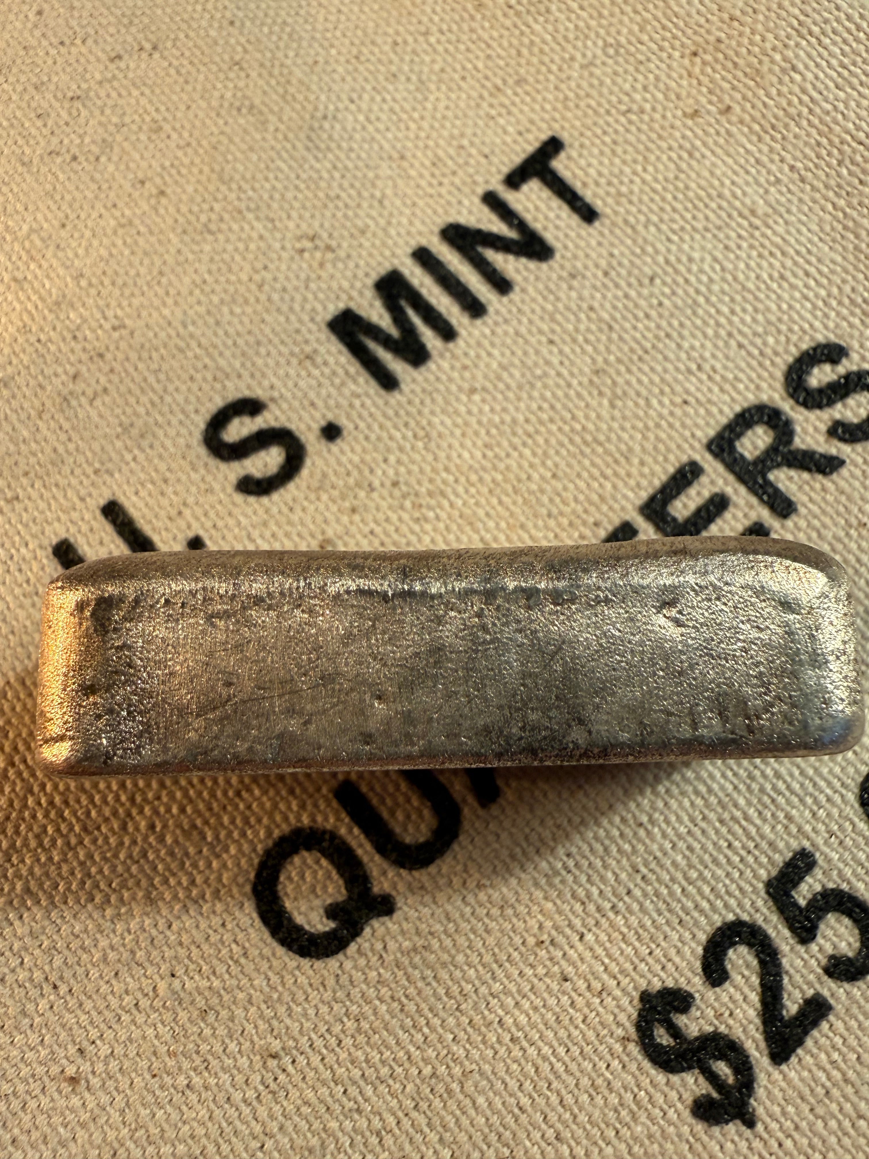 Jackson Precious Metals (JPM) 5 oz .999 Fine Silver Hand-Poured Loaf Bar — Jackson County, Ohio, 1974–1985