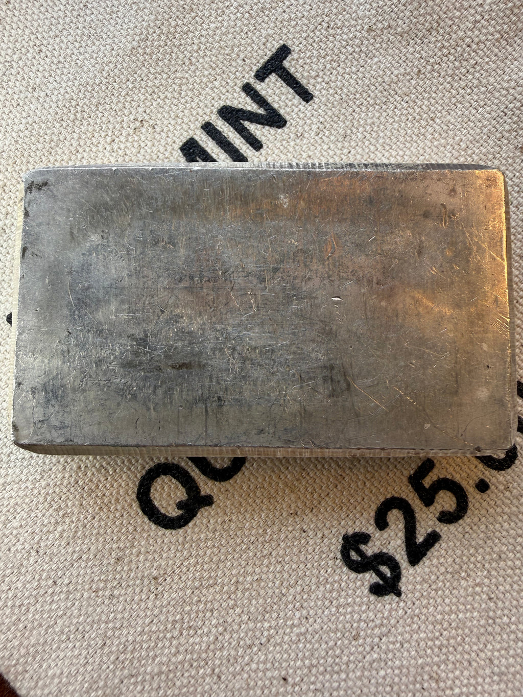 Engelhard 11th Series P-Bar - 10ozt, Vintage, 999+ Fine Silver, Pressed (Wide/Landscape) - Ser # P383737