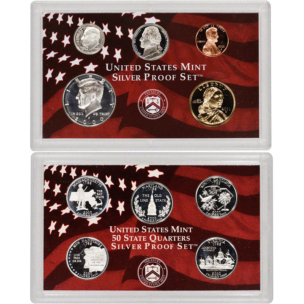 2000-S US Mint Set - Proof, Silver