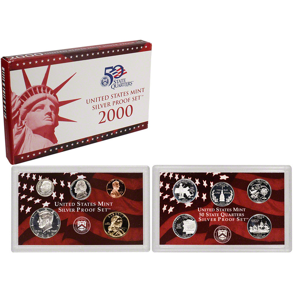 2000-S US Mint Set - Proof, Silver